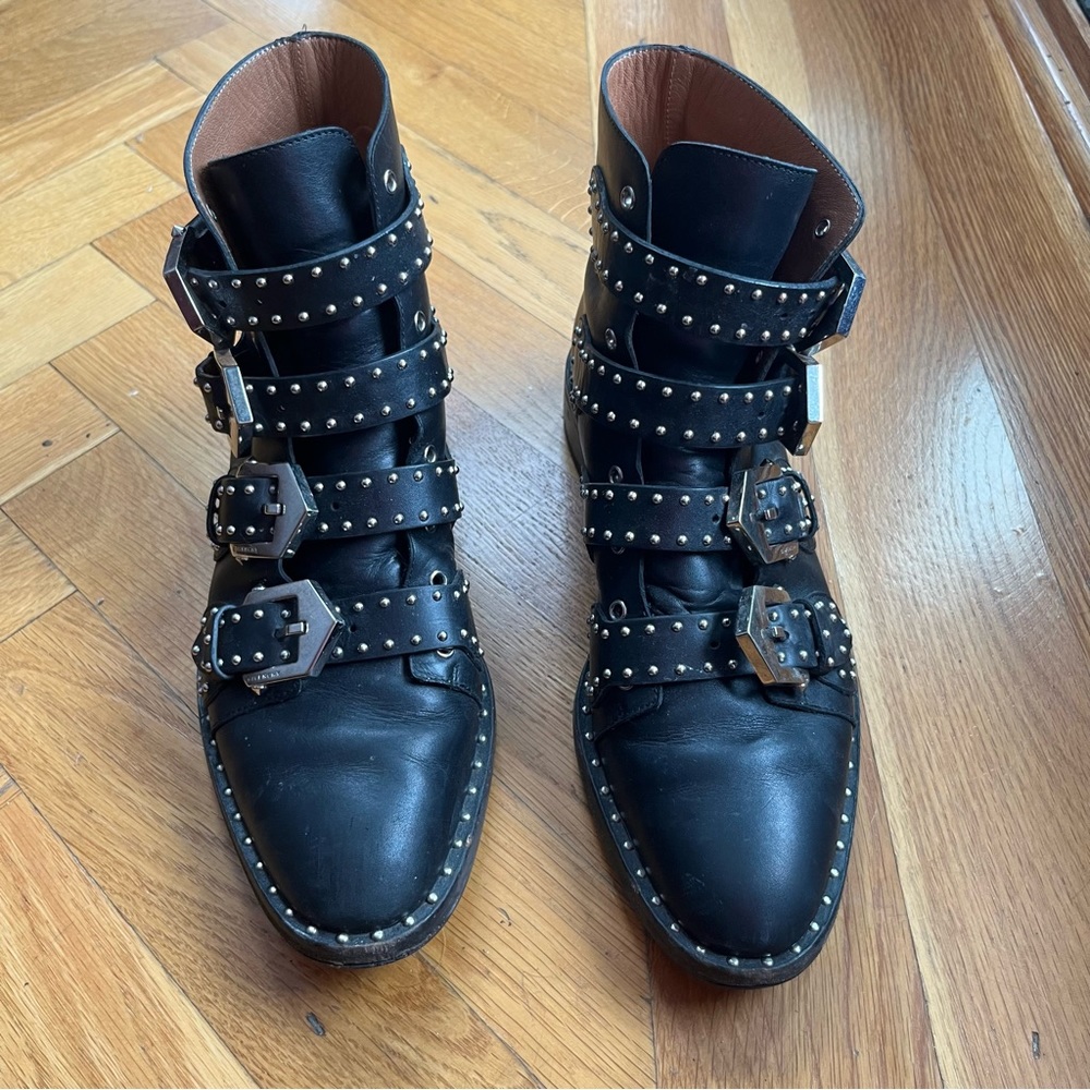 Givenchy Buckle Ankle Boots - size 37.5